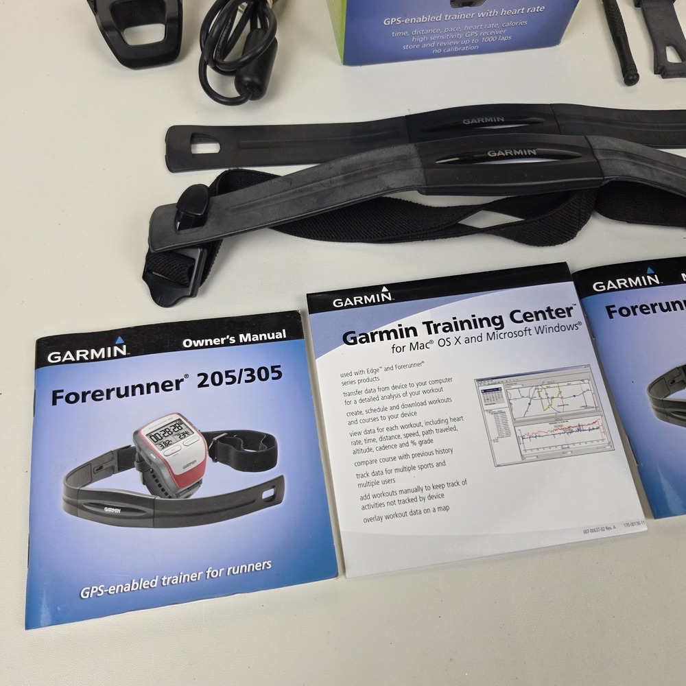 Garmin Forerunner 305 GPS Sports Watch Running w/ Charger + Box Vintage - Picture 4 of 15